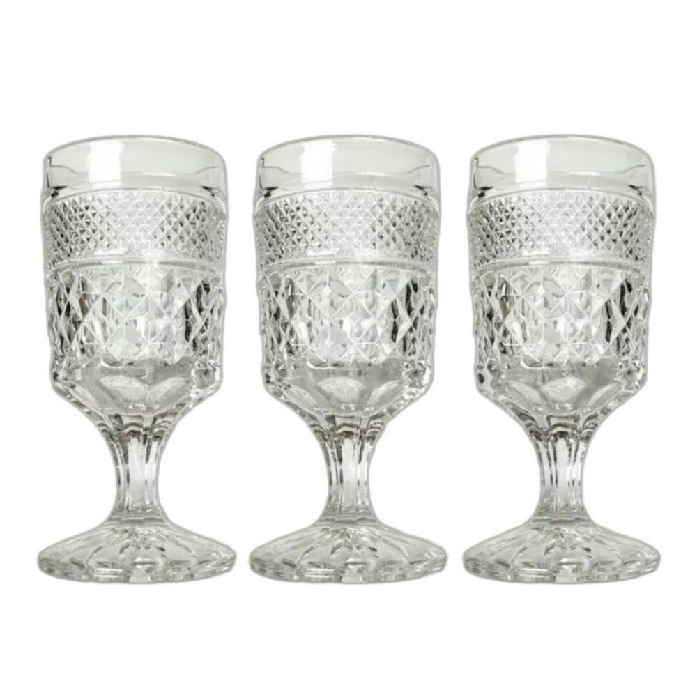 Anchor Hocking Wexford Water Goblet Set of 3